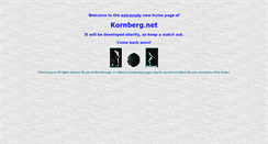 Desktop Screenshot of kornberg.net